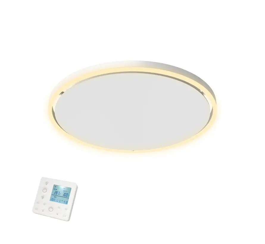 Tweedekans - QH-GlowRing Serie infraroodpaneel met led verlichting 56 cm 750Watt - Default