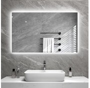 Tweedekans - Spiegel infrarood verwarming met led verlichting 60 x 120 cm 700Watt - Default