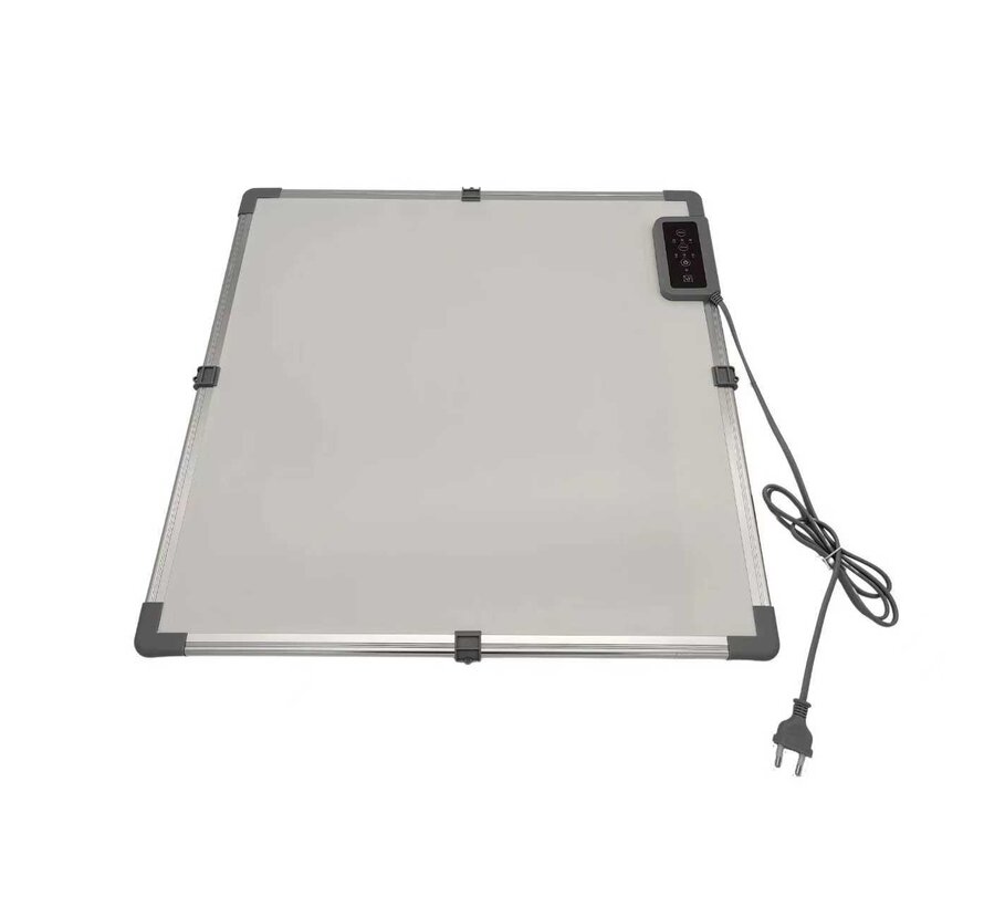 Infrarood verwarming voor bureau - 215 watt - 60 x 60 cm