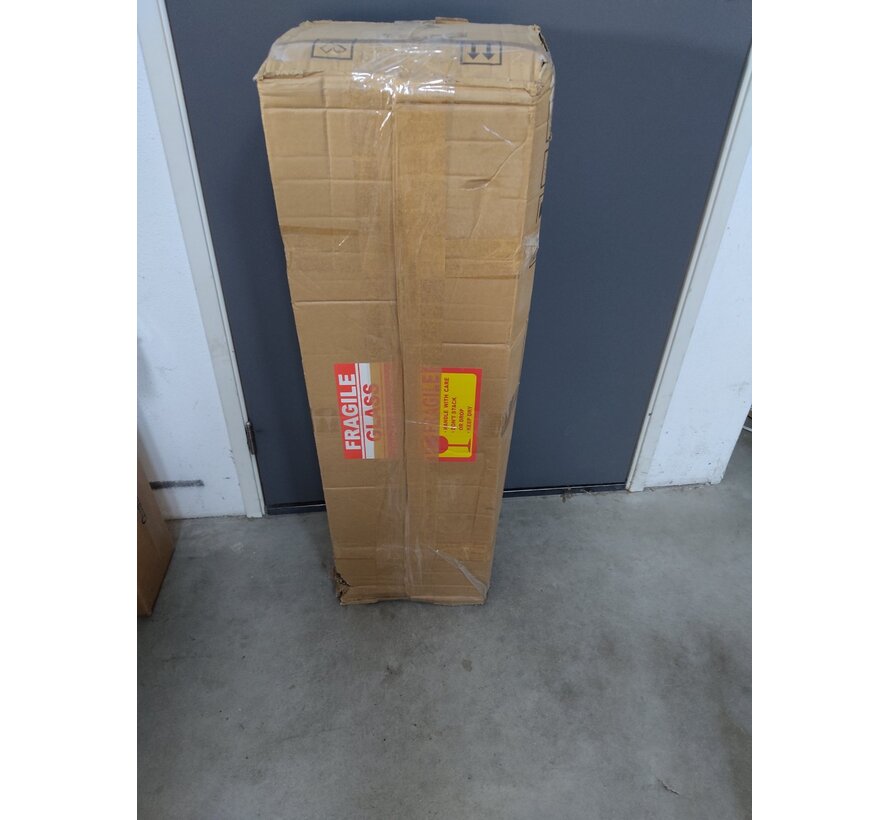 Tweedekans - Infrarood terrasverwarmer Calore  black heater instelbaar met 1600 - 3200Watt - 1600Watt 810*180*77mm