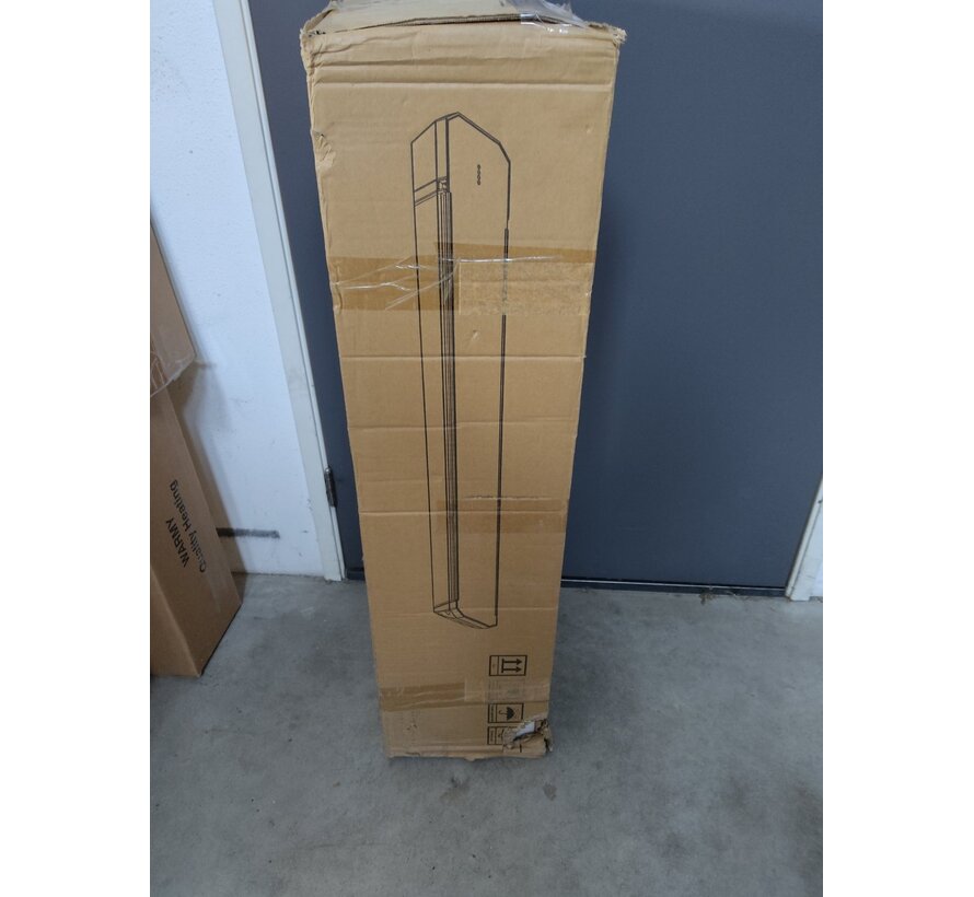 Tweedekans - Infrarood terrasverwarmer Calore  black heater instelbaar met 1600 - 3200Watt - 1600Watt 810*180*77mm