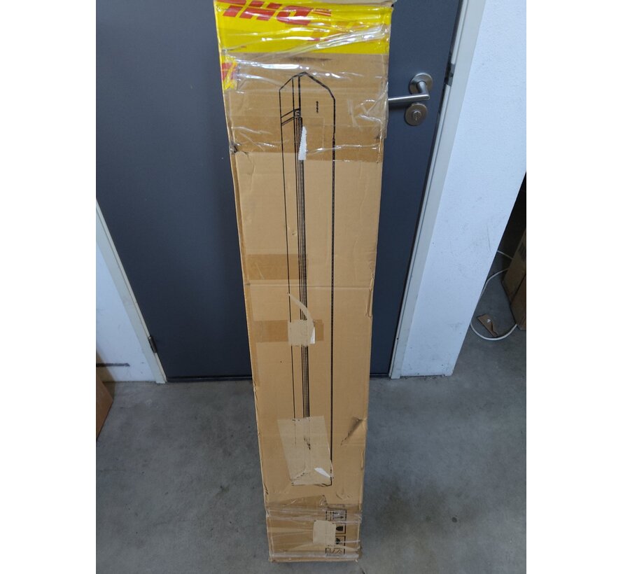 Tweedekans - Infrarood terrasverwarmer Calore  black heater instelbaar met 1600 - 3200Watt - 2200Watt 1160*180*77mm