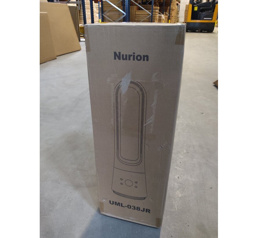 Tweedekans - Design ventilator met afstandsbediening, timer en aromafunctie - 25W