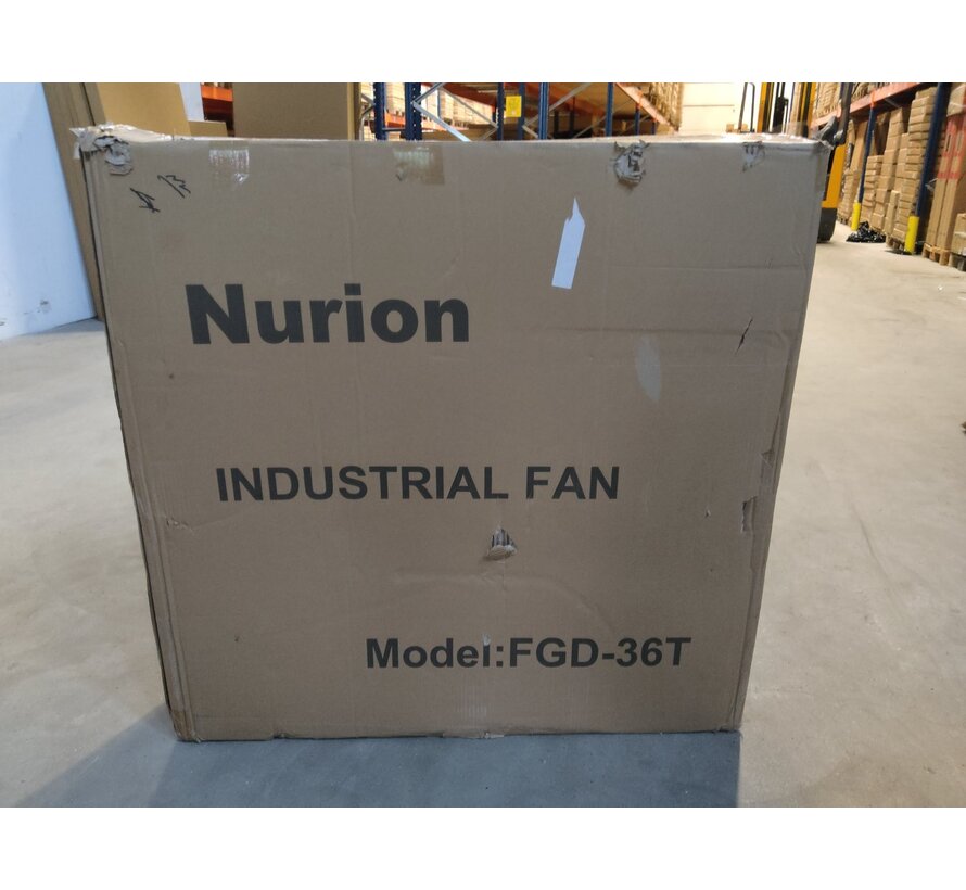 Tweedekans - Industriële verrijdbare ventilator 360W – 90 cm - Industriële ventilator 360W