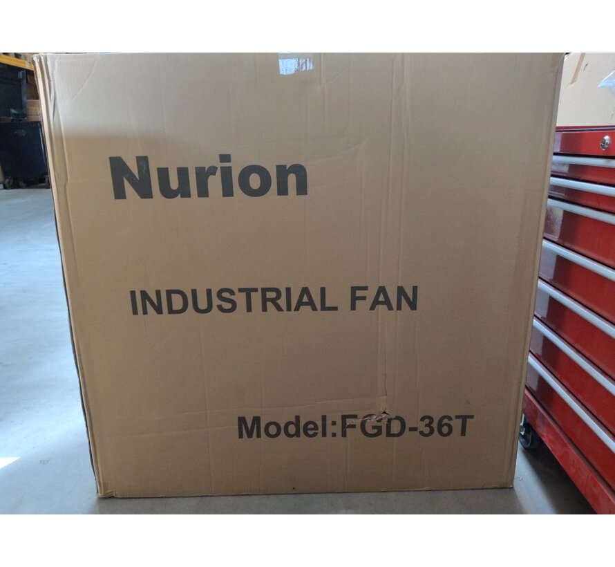 Tweedekans - Industriële verrijdbare ventilator 360W – 90 cm - Industriële ventilator 360W