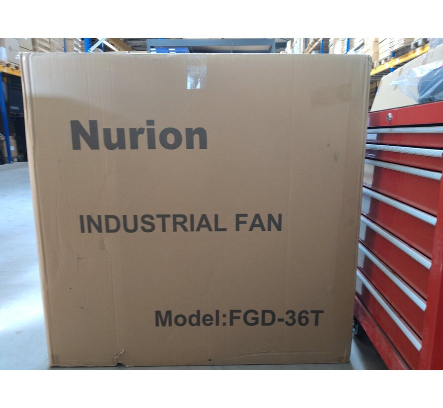 Tweedekans - Industriële verrijdbare ventilator 360W – 90 cm - Industriële ventilator 360W