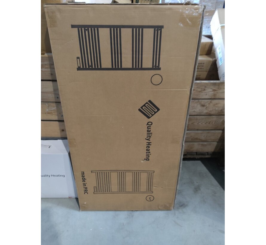 Tweedekans - Slimme elektrische handdoekradiator met digitale bediening white 425Watt - Default