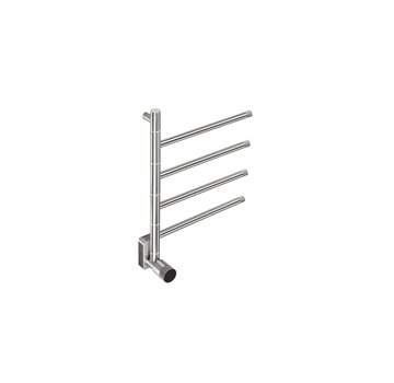 Tweedekans - Elektrische handdoek radiator chrome met thermostaat - Chrome