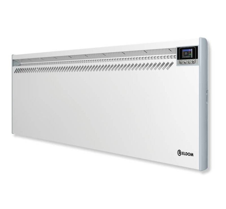 lineair verwarring Neerduwen Eldom convector ELDOM Extra Life met elektronische instelbare thermostaat  1000 - 3000 Watt - Elektrische verwarming