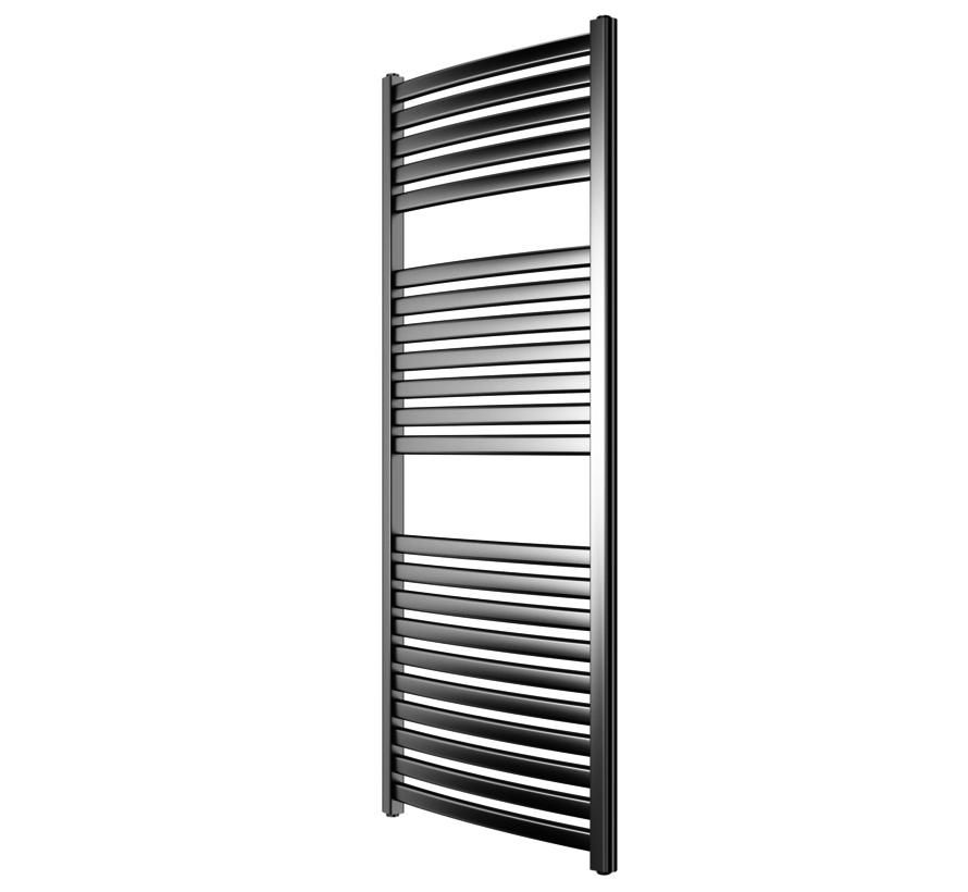 Wit en Chrome AF-SE elektrische handdoek radiator - Quality Heating - verwarming