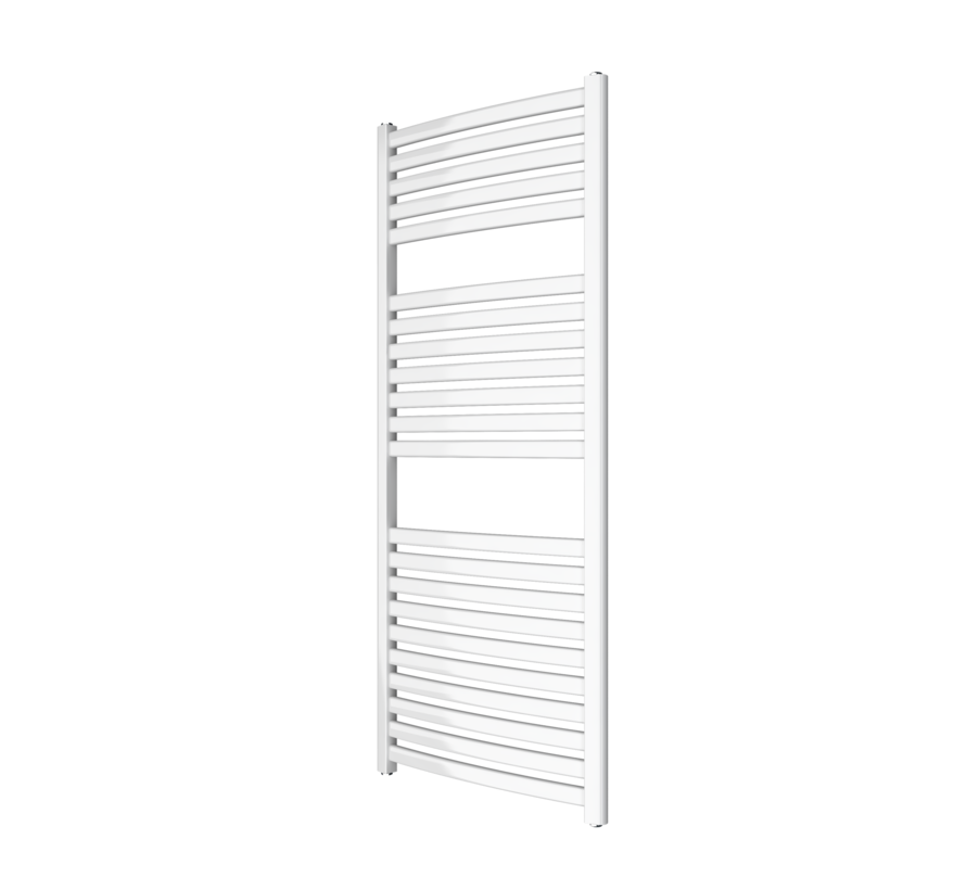 Wit en Chrome AF-SE elektrische handdoek radiator - Quality Heating