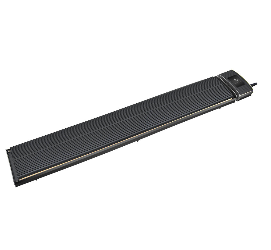 Wifi infrarood terrasverwarmer black heater  1800 - 2400Watt