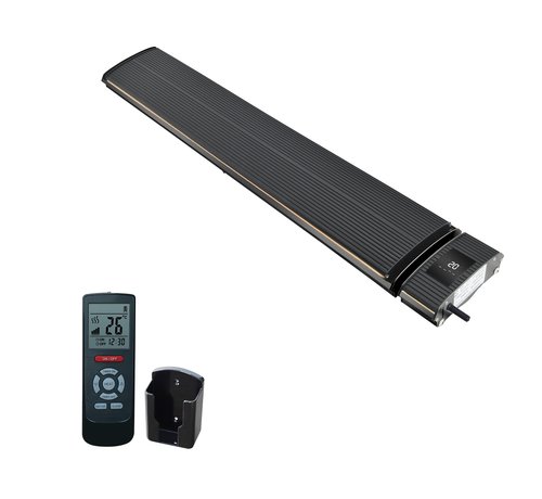 Wifi infrarood terrasverwarmer black heater  1800 - 2400Watt