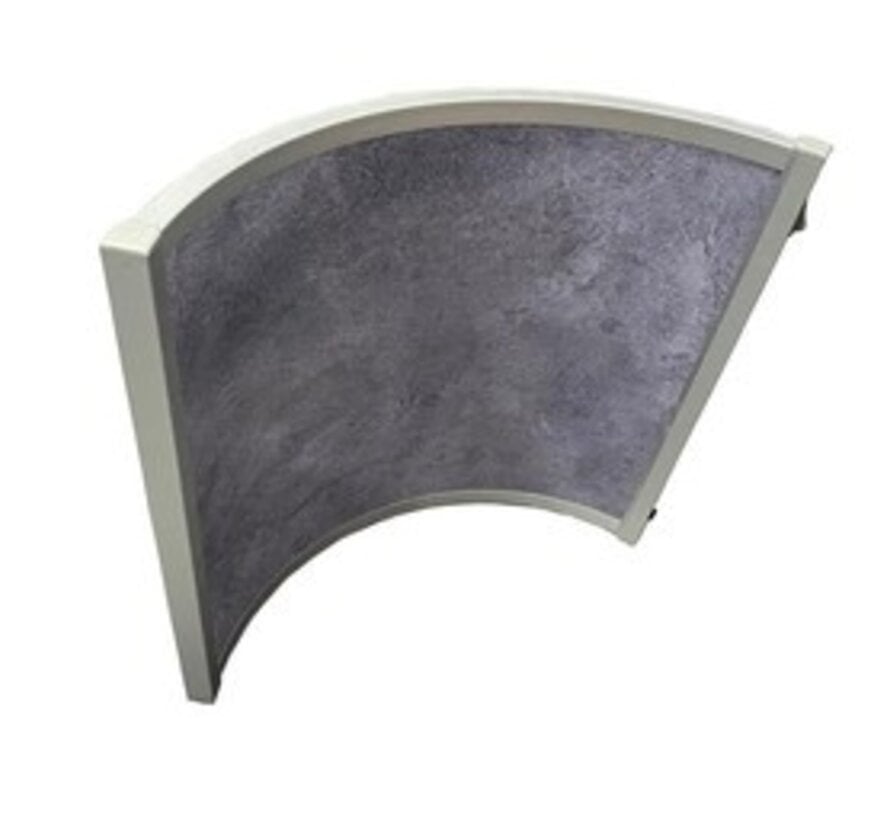 QH-BV Curved Serie stone 52 x 55 cm - 300Watt