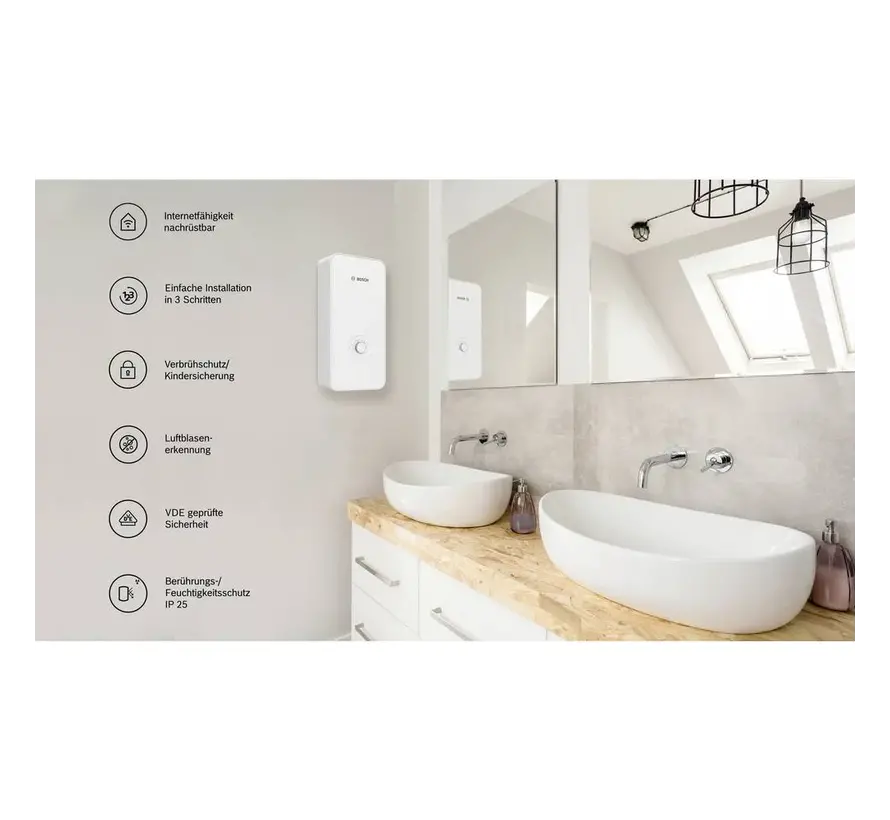 Bosch Tronic 5001 EB E-doorstroomverwarmer