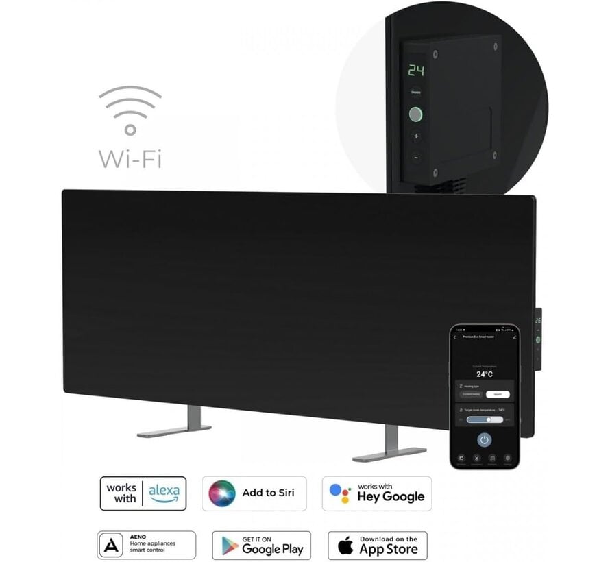 AENO GH4S slimme infrarood verwarmingspaneel WIFI - 700 Watt