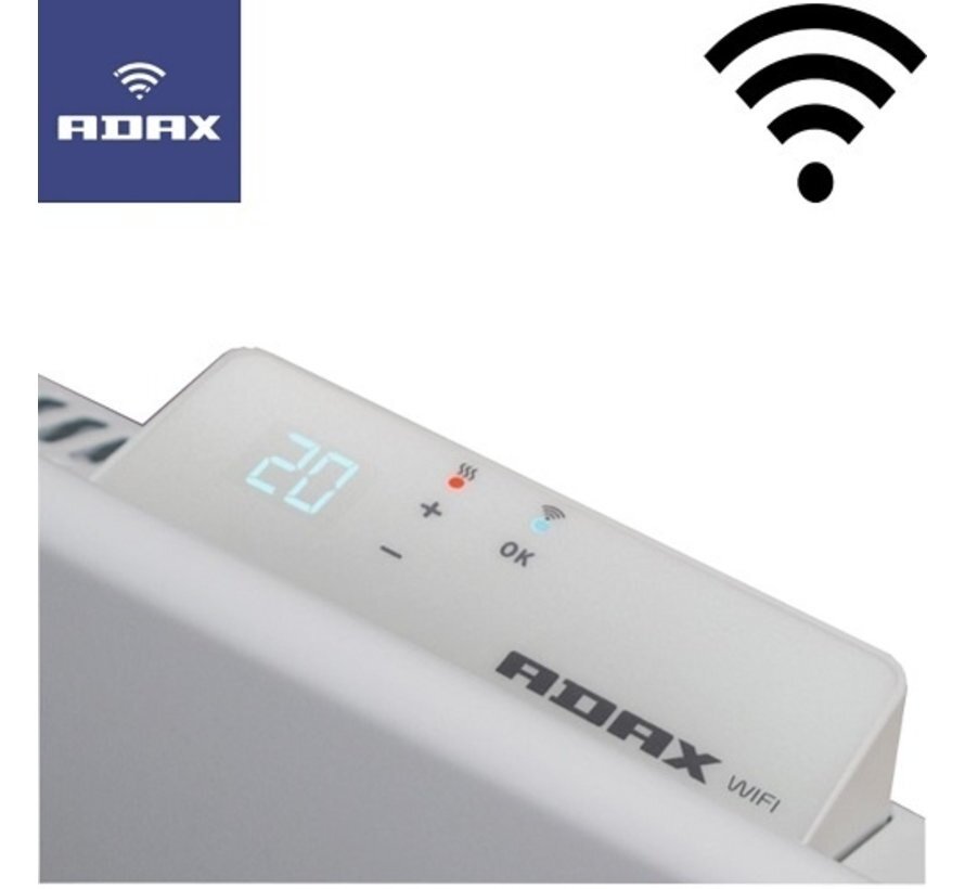 Tweede Kans Adax neo Wifi elektrische verwarming 2000w zwart - 50015