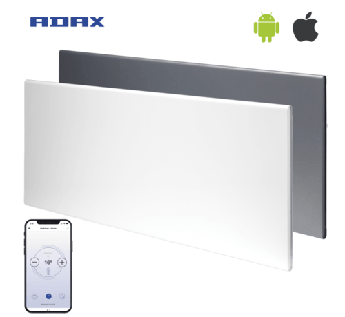 Adax Tweede kans Adax neo Wifi elektrische verwarming 1400Watt 33cm x 109cm - 87147