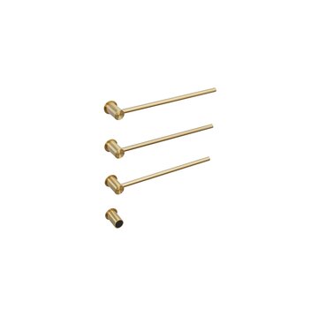 Quality Heating Elektrische handdoek radiator gold met thermostaat L-SR0003-T