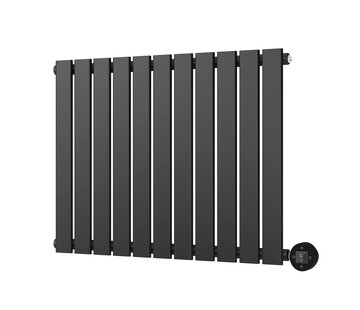 Quality Heating Elektrische radiator horizontaal zwart 800Watt Calysta