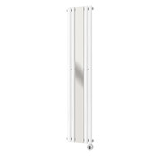Quality Heating Elektrische radiator verticaal wit met spiegel 1200Watt NeoTherm