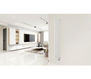 Quality Heating Elektrische radiator verticaal wit Calysta 1000Watt