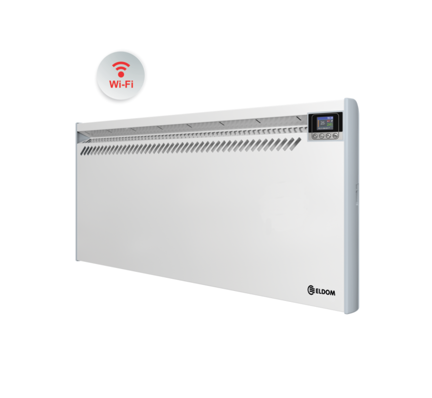 ELDOM Extra Life Eldom Extra Life elektrische wandconvector 1000Watt tot en met 3000Watt