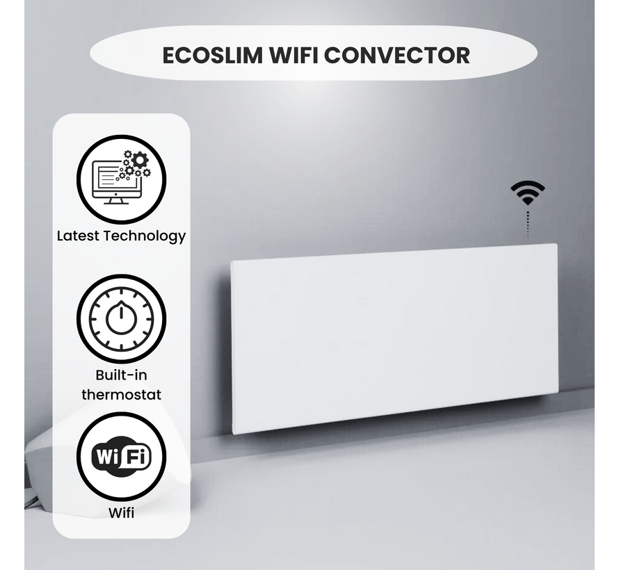Quality Heating - Eco Slim Wifi white