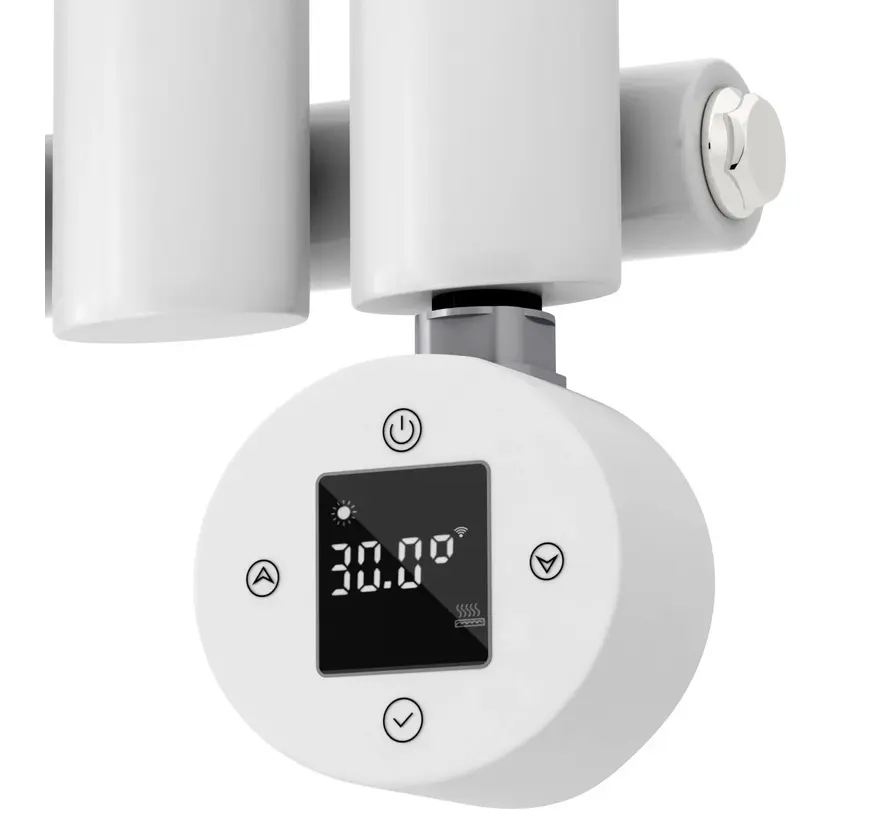 Elektrische radiator verticaal wit met spiegel 1200Watt NeoTherm