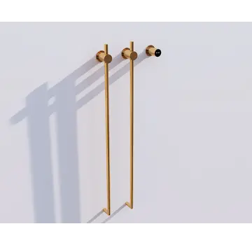 Quality Heating Elektrische handdoek radiator gold met thermostaat L-SR0200-T