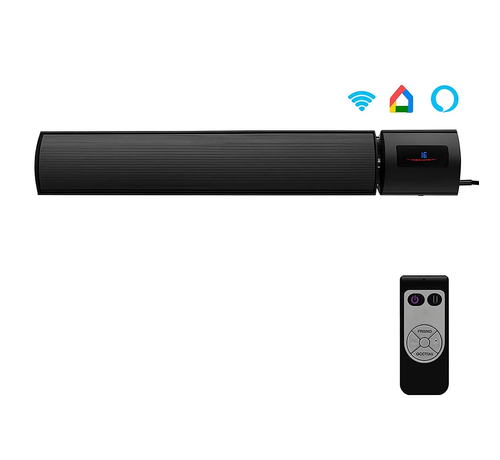 Quality Heating Infrarood terrasheater Caleo Wifi met afstandsbediening