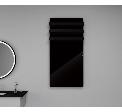 Tweedekans - QH-HB black serie hybride infraroodpaneel 1200Watt - QH-HB  Hybride zwart