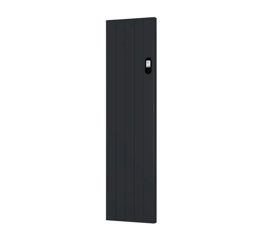 Tweedekans - Quality Heating verticale kachel Civetta black - Zwart