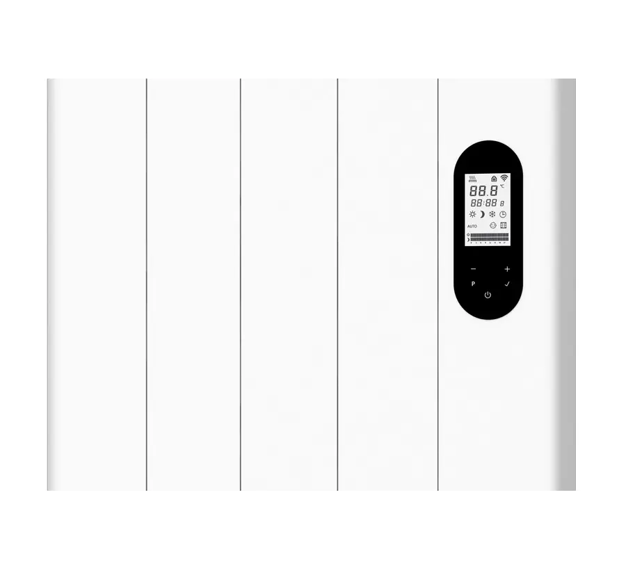 Tweedekans - Quality Heating verticale kachel Civetta white - Wit