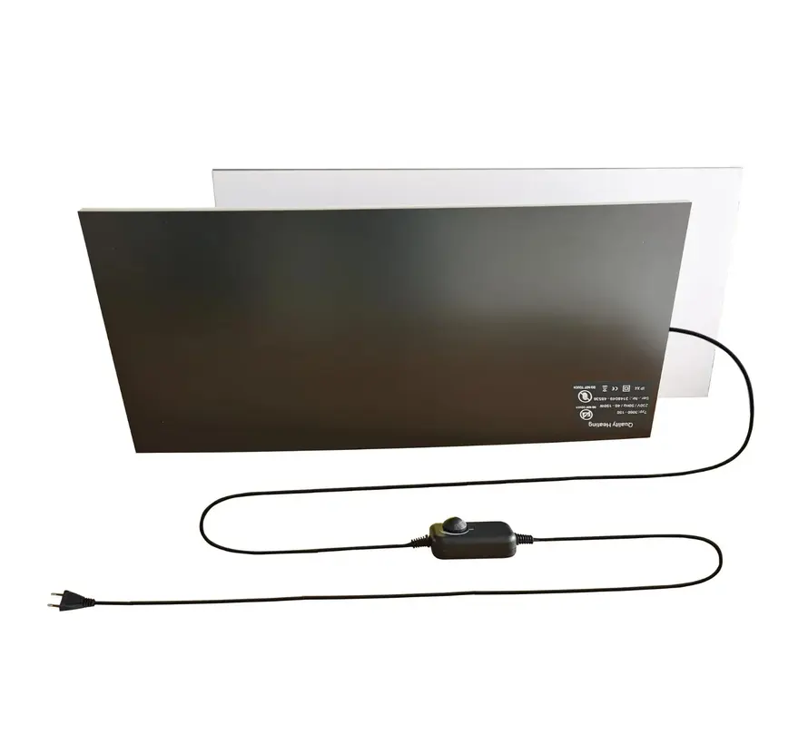 Infrarood bureau verwarming fiber plaat zelf plakkend 150Watt inclusief dimmer