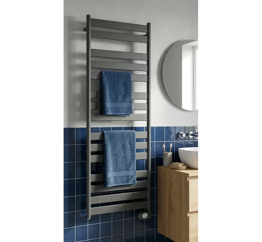 Adax Comfort elektrische handdoekradiator 300-600Watt zwart