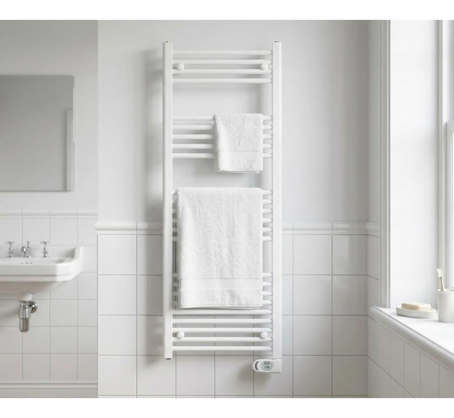 Adax Comfort elektrische handdoekradiator 300 - 600Watt White