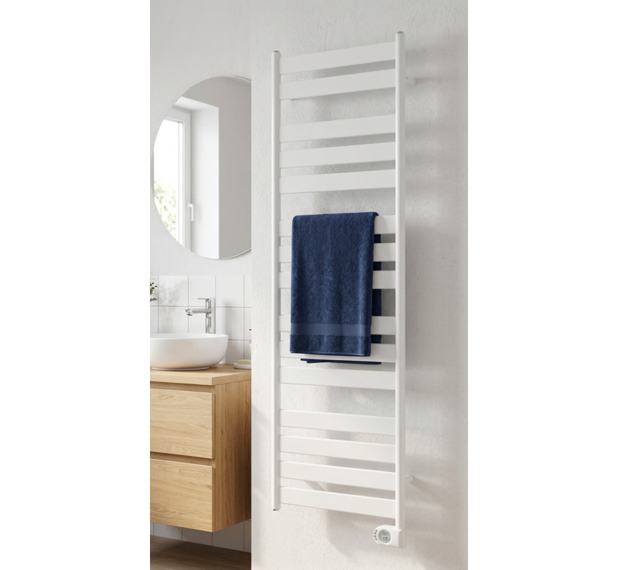 Adax Wave elektrische handdoekradiator 300 - 750Watt White