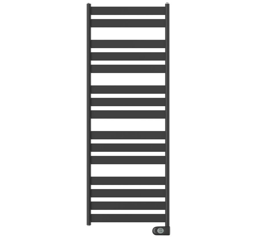 Adax Wave elektrische handdoekradiator 300 - 750Watt Black