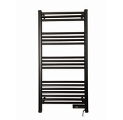 Tweedekans - Slimme elektrische handdoekradiator met digitale bediening black 425Watt - Default