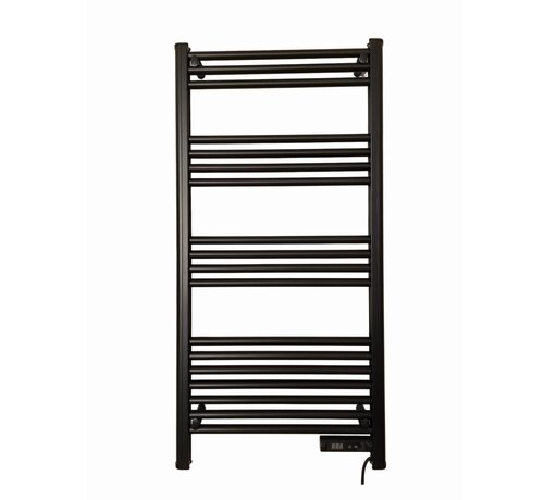 Tweedekans - Slimme elektrische handdoekradiator met digitale bediening black 425Watt - Default