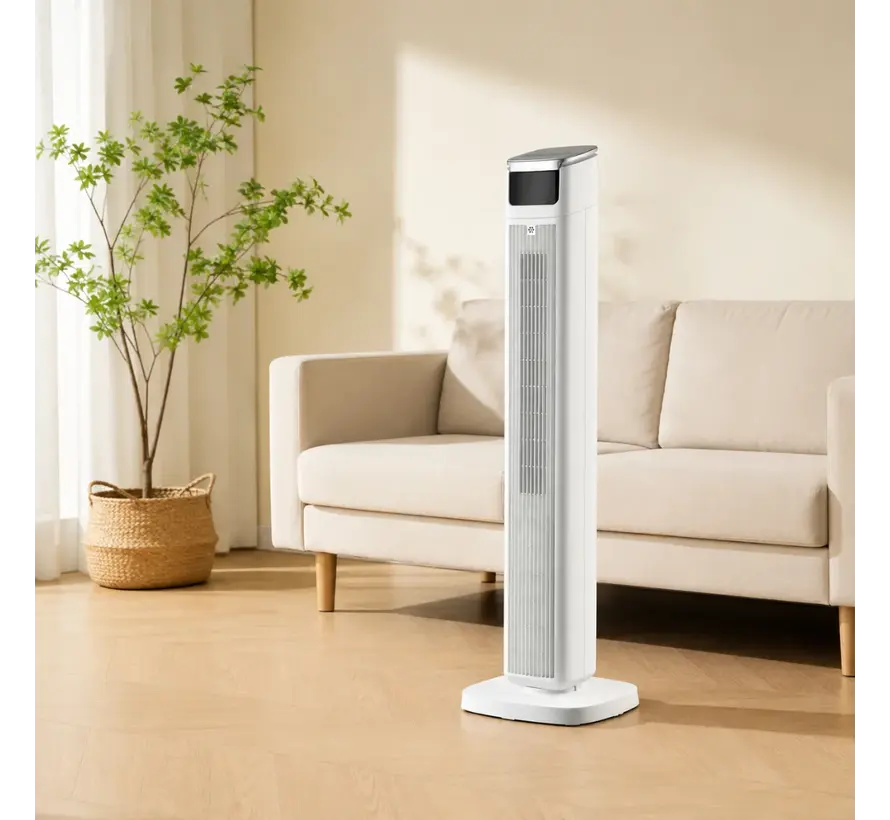 Torenventilator met afstandsbediening en timer