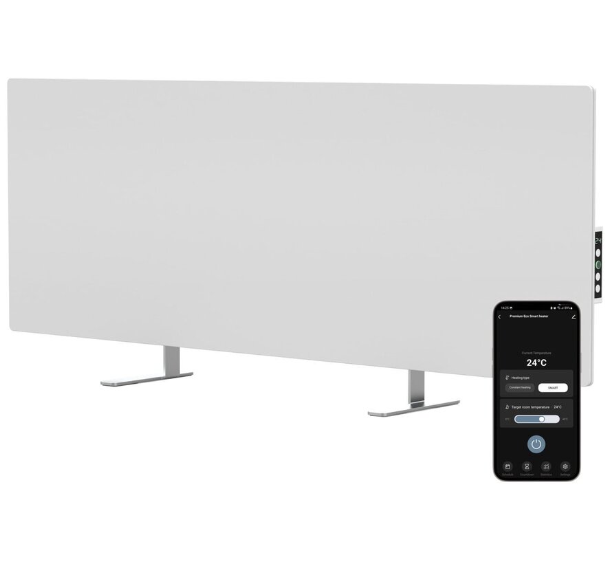 Tweedekans - AENO GH4S slimme infrarood verwarmingspaneel WIFI - 700 Watt - Black