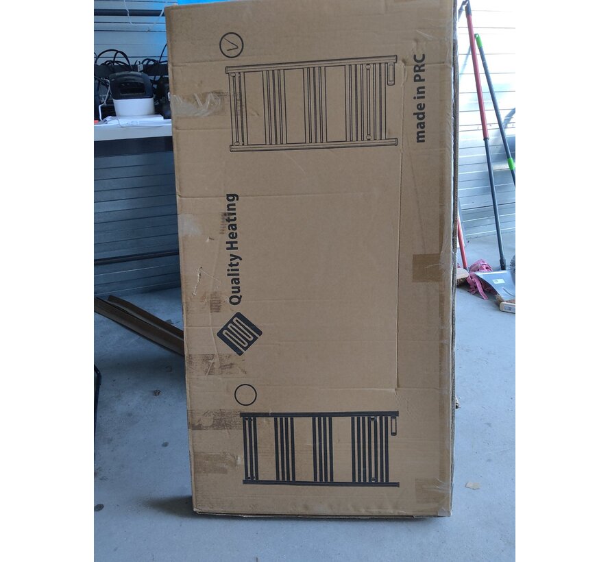 Tweedekans - Slimme elektrische handdoekradiator met digitale bediening white 425Watt - Default
