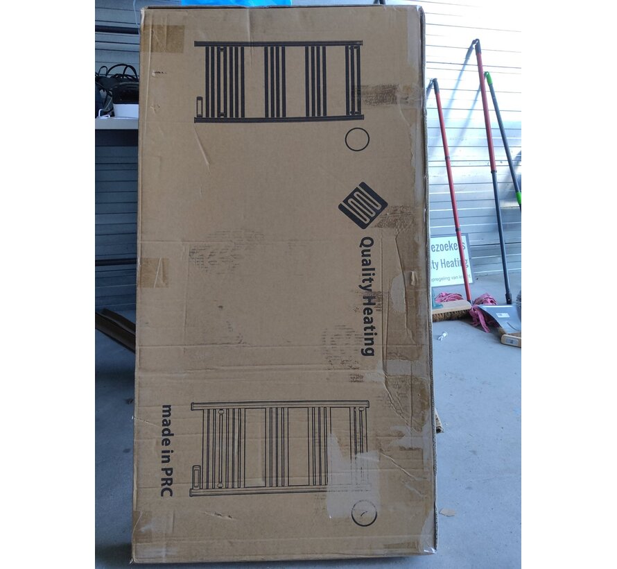 Tweedekans - Slimme elektrische handdoekradiator met digitale bediening white 425Watt - Default