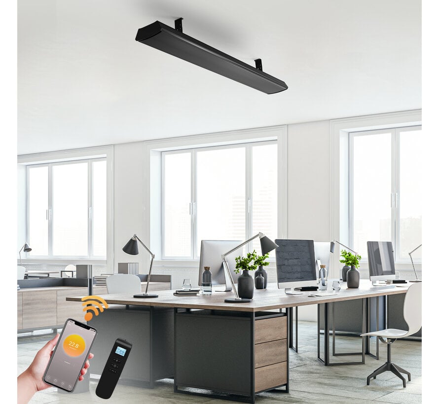 Infrarood terrasheater Fireside Friend met wifi en thermostaat