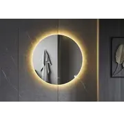 Tweedekans - Spiegel rond 120 cm frameloos, rondom led verlichting en anti-condens - Default