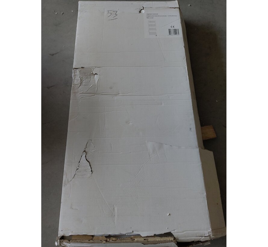 Tweedekans - Handdoekradiator Elektrisch met Digitale Thermostaat - Radiator Badkamer - 1200 × 500 mm - Mat zwart - 500 Watt - Default