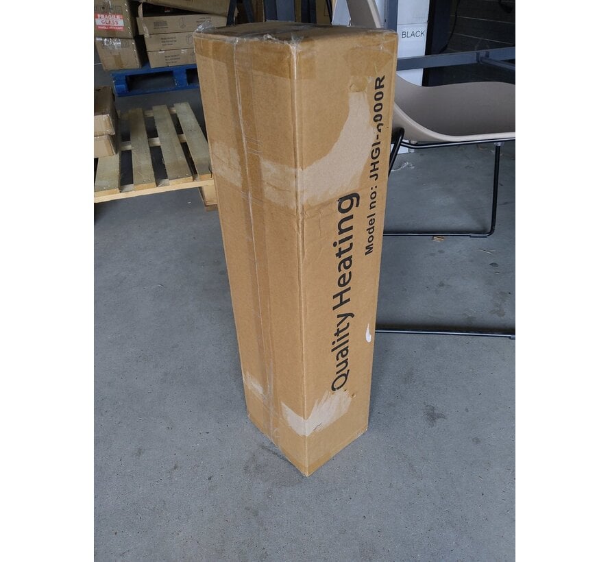 Tweedekans - QH-TH Golden heater infrarood met afstandsbediening - 2000Watt