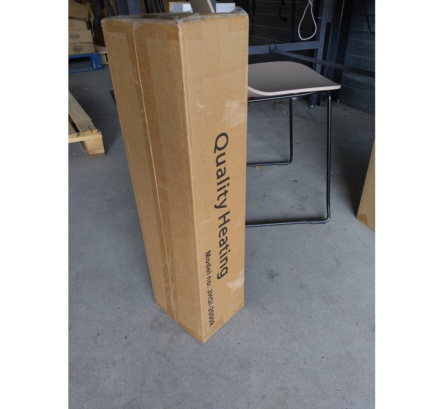 Tweedekans - QH-TH Golden heater infrarood met afstandsbediening - 2000Watt